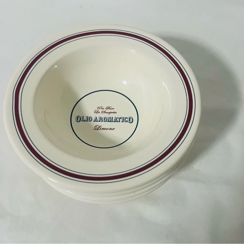 Williams Sonoma Olio Aromatico Antipasti Appetizer Dip Chili Bowls Set of 4